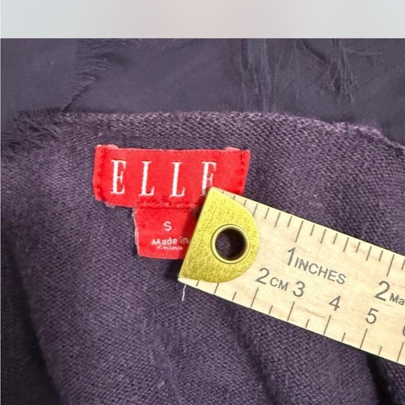 Elle Purple Ruffled Sweater - Picture 2 of 2
